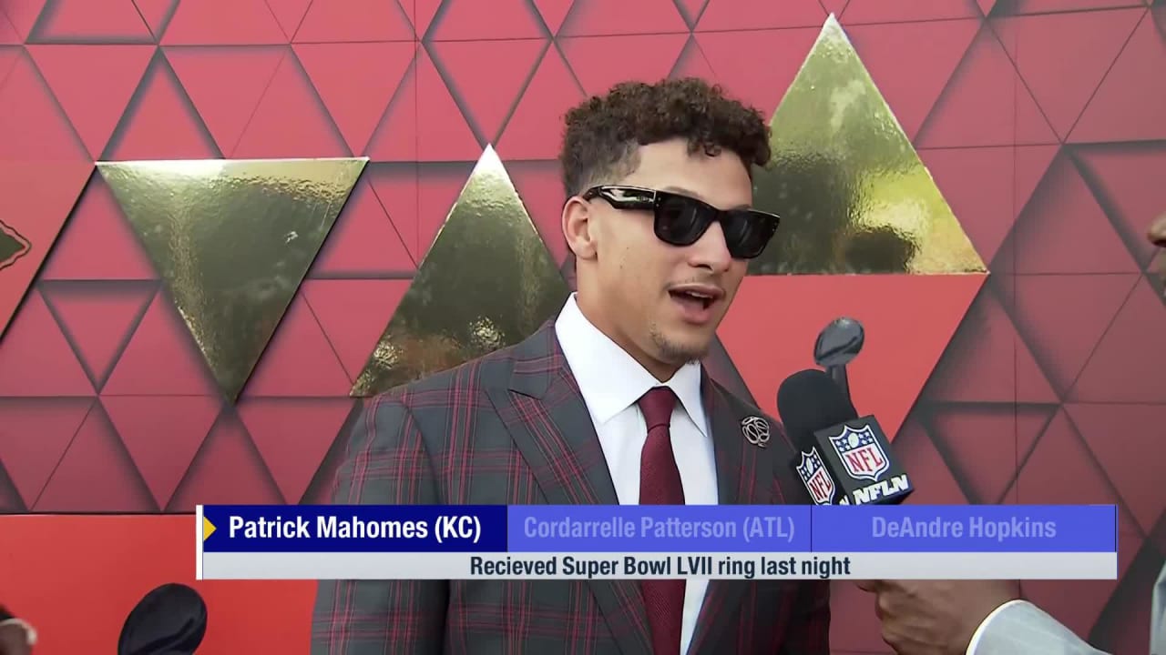 Kansas City Chiefs Quarterback Patrick Mahomes Speaks With Jeffri