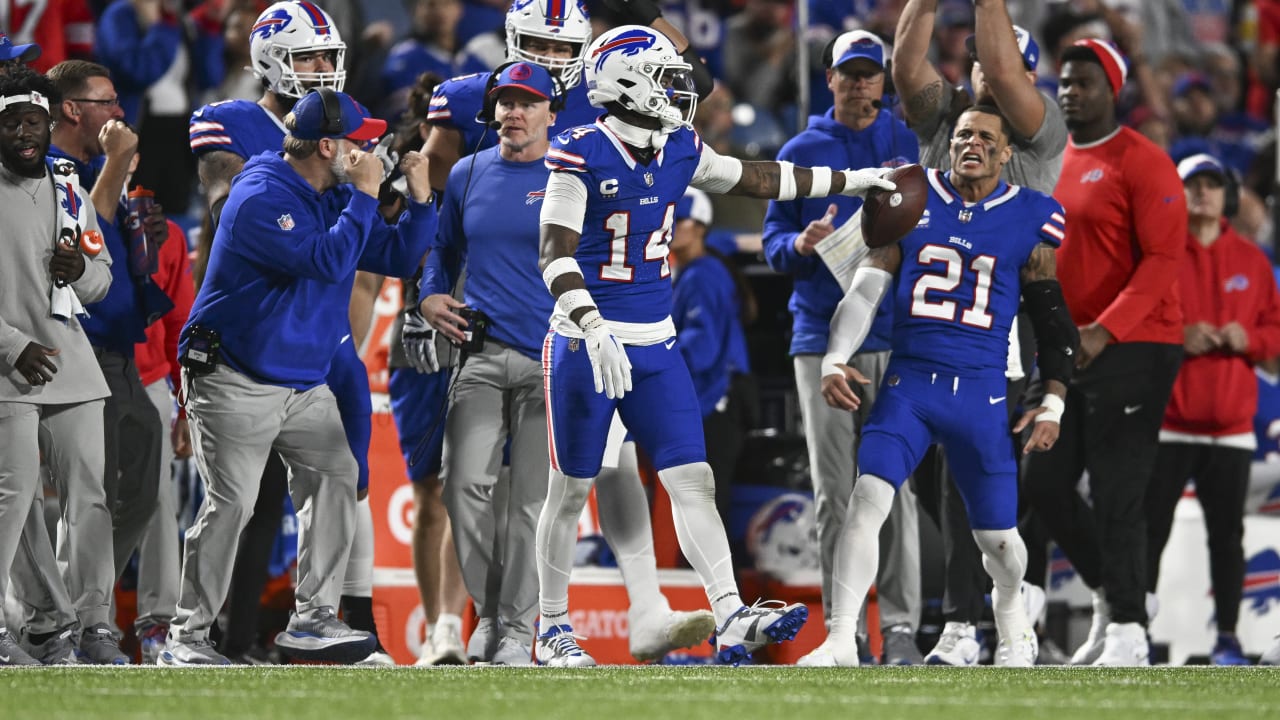 Buffalo Bills Quarterback Josh Allen And Wide Receiver Stefon Diggs