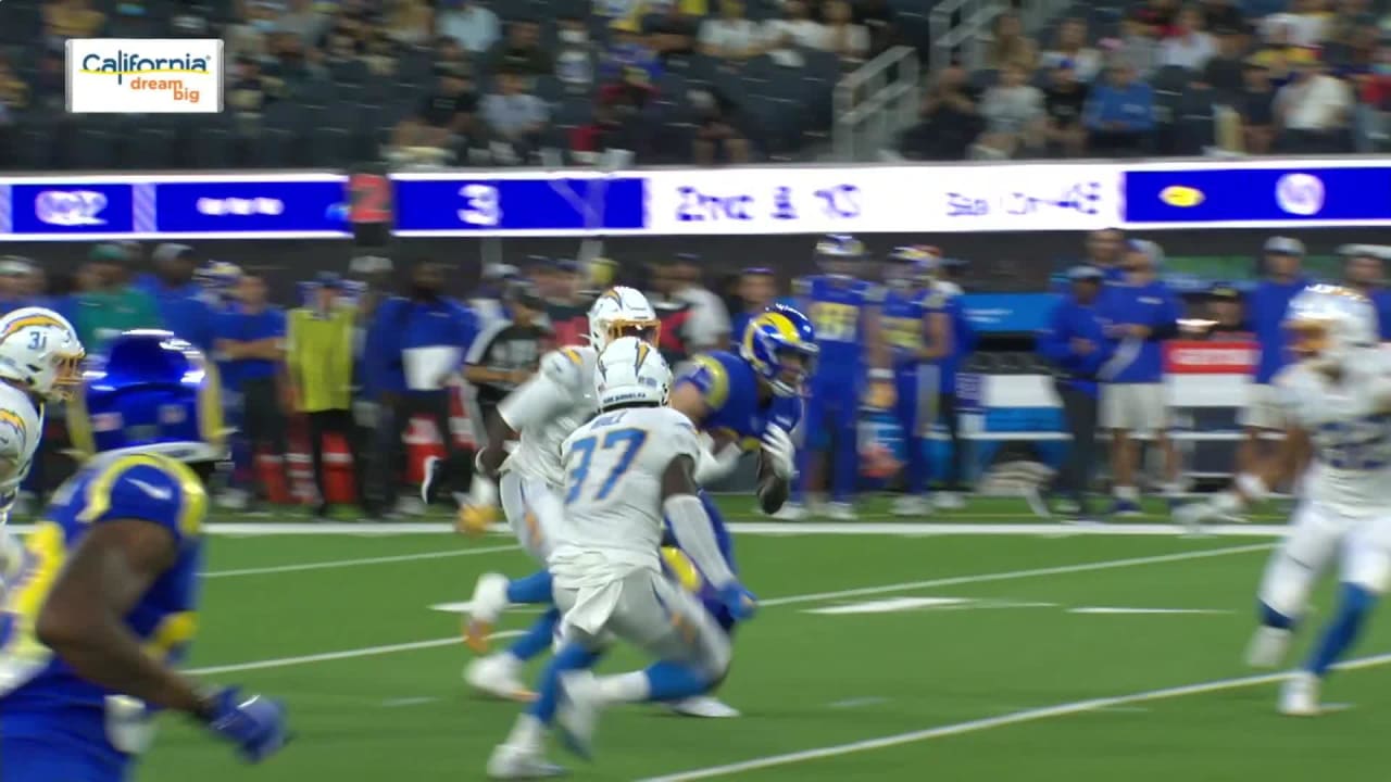 Los Angeles Chargers Cornerback Kemon Hall S Perfect Peanut Punch Ends