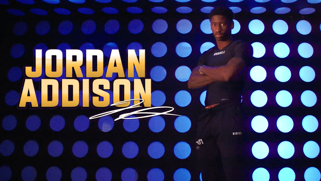 First Draft Wide Receiver Jordan Addison