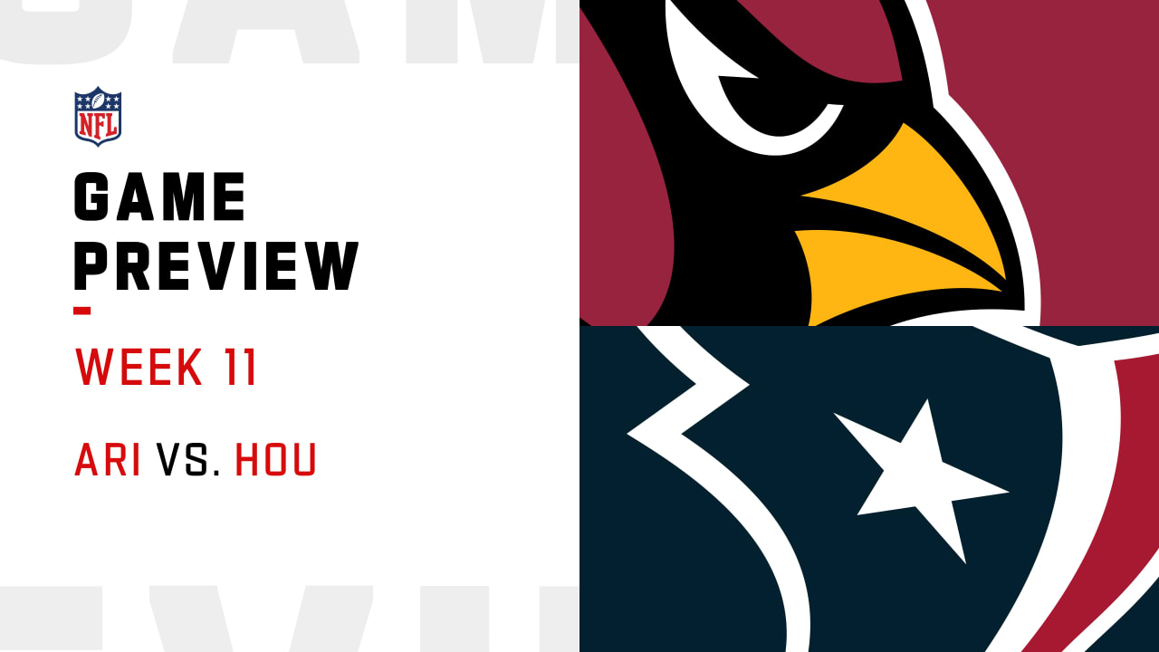 Arizona Cardinals Vs Houston Texans Preview Week 11