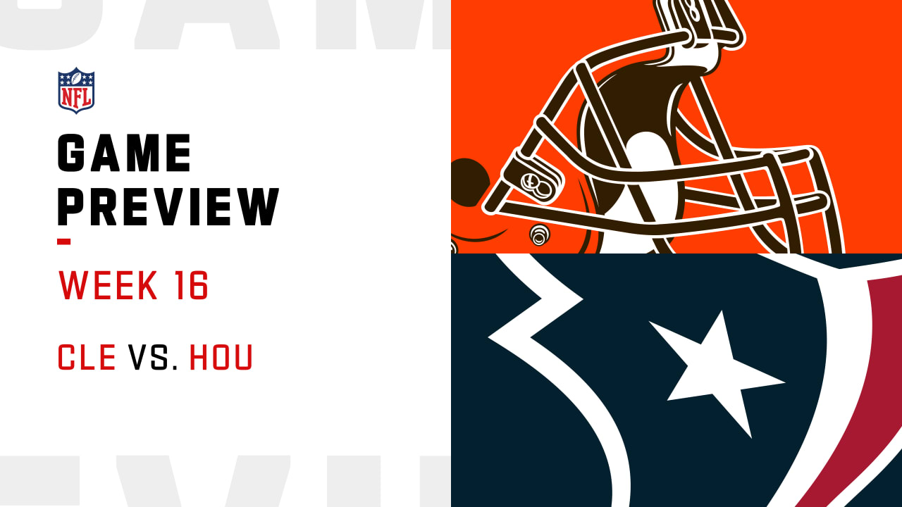 Cleveland Browns Vs Houston Texans Preview Week 16