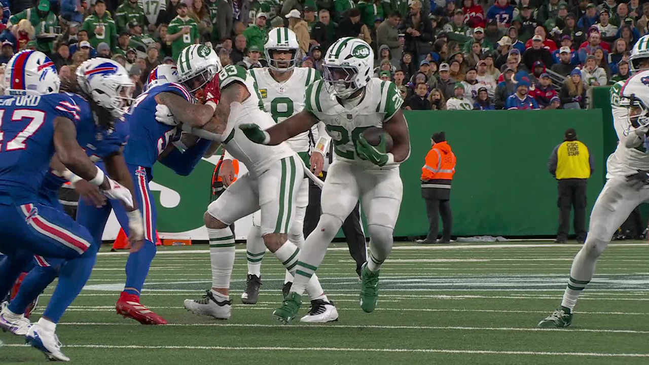 New York Jets Running Back Breece Hall S Best Plays From 113 Yard Game