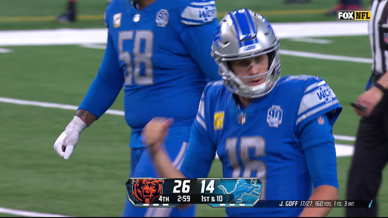 Detroit Lions Quarterback Jared Goff S 32 Yard TD Launch To Wide