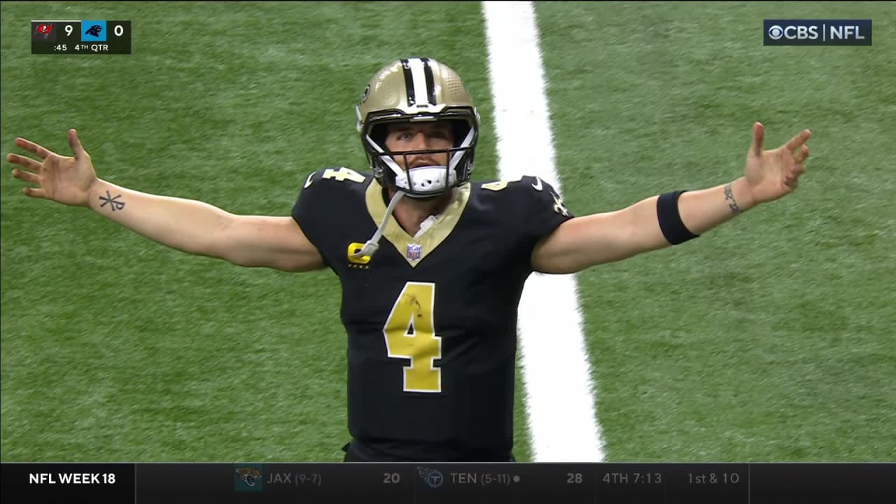 New Orleans Saints Quarterback Derek Carr S Fourth Td Pass Of Day Gets