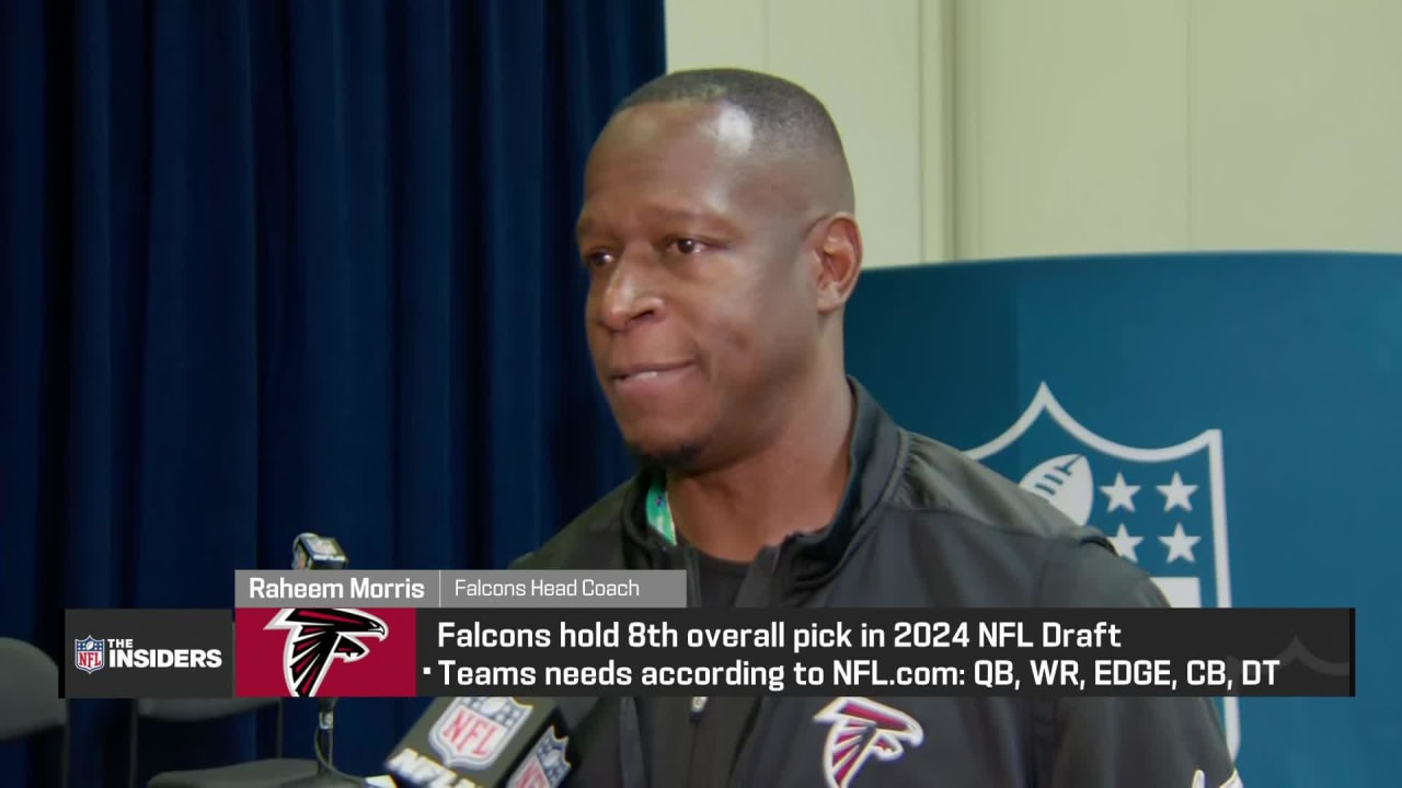 Atlanta Falcons General Manager Terry Fontenot And Head Coach Raheem