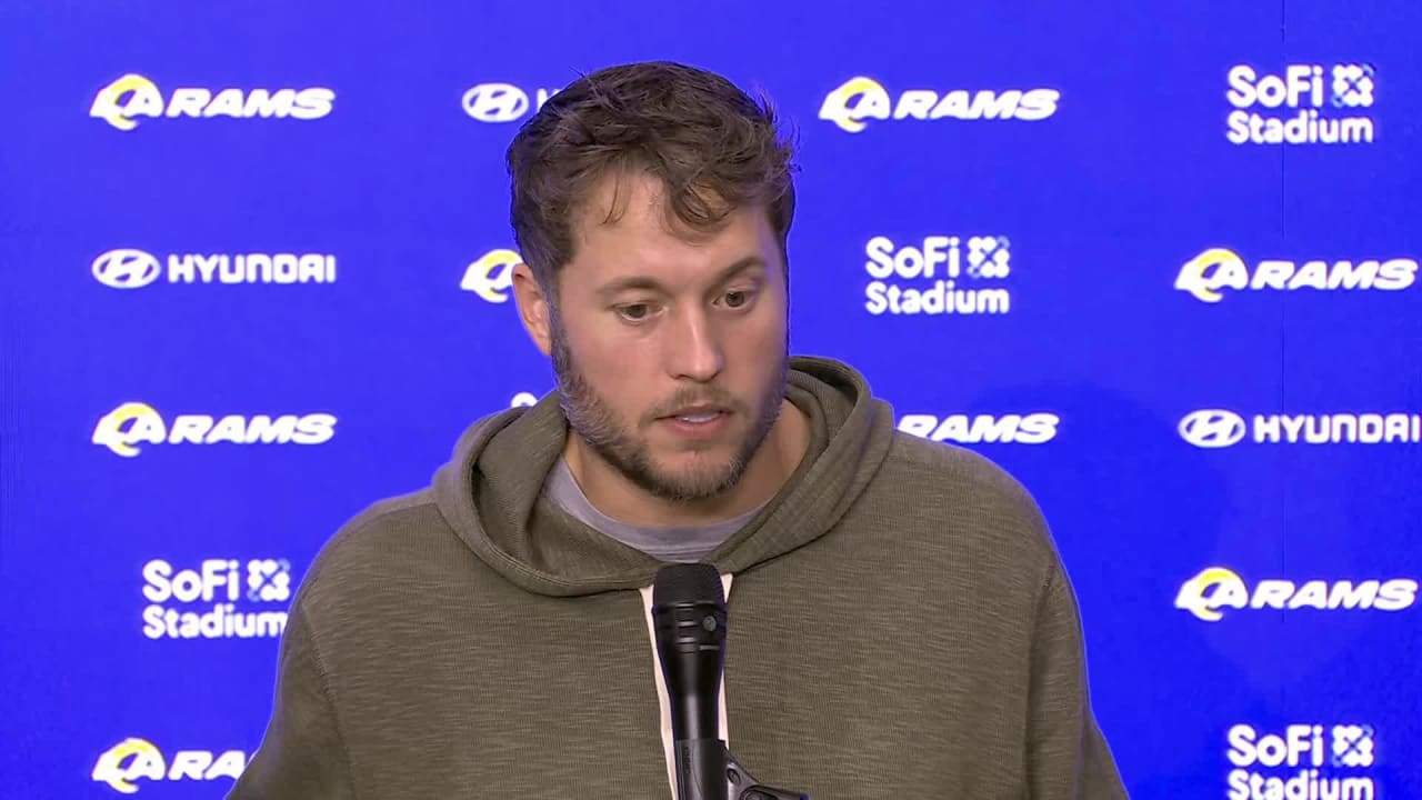 Los Angeles Rams Quarterback Matthew Stafford Talks Rams Thursday