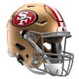 San Francisco 49ers helmet