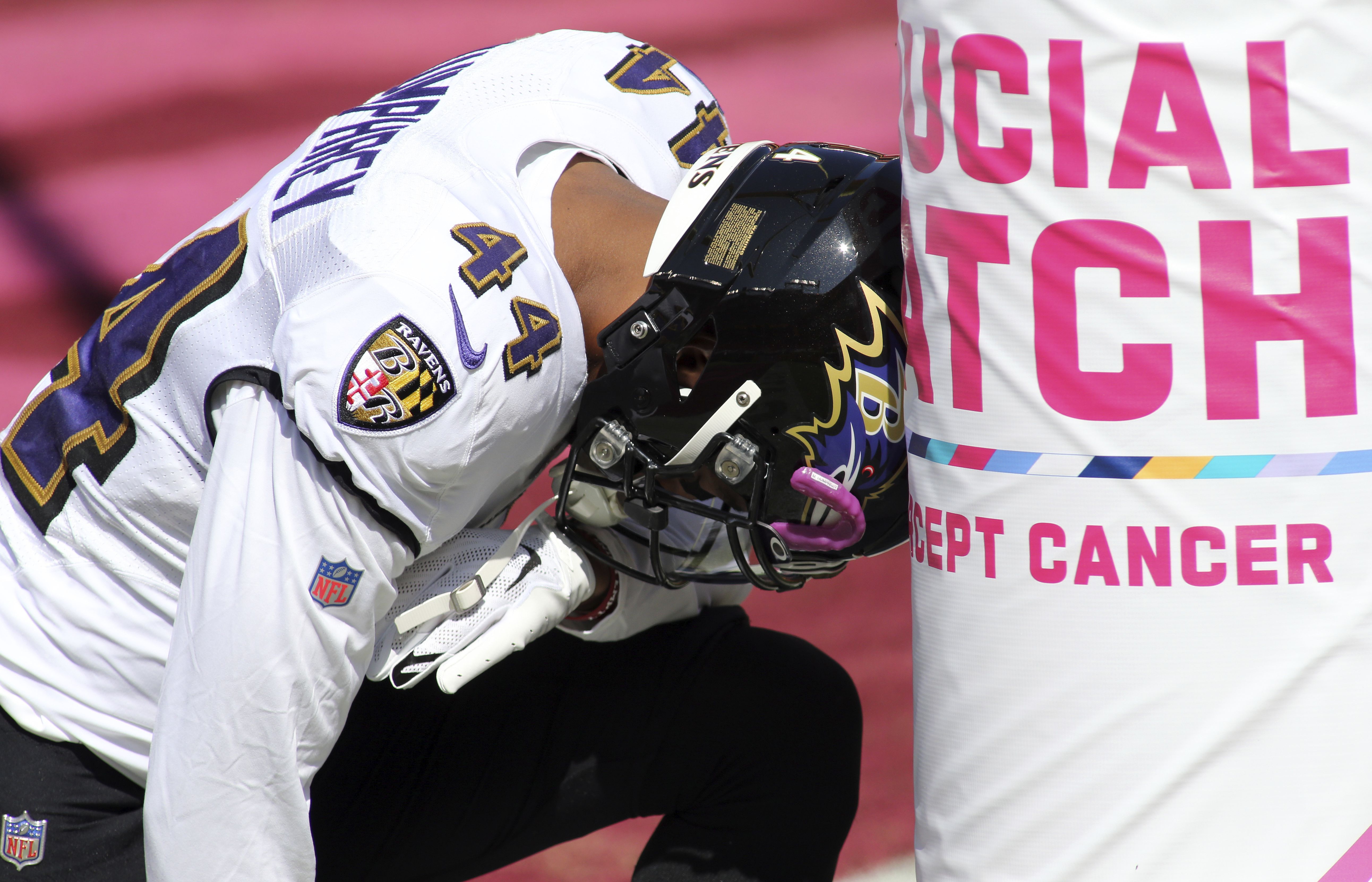 baltimore ravens breast cancer gear