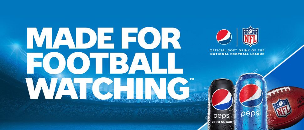 Pepsi® Zero Sugar Takes The Field As The Official Zero of the NFL