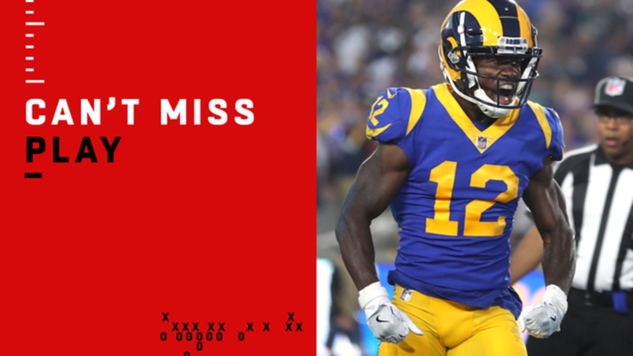 Can't-Miss Play: Cooks scores first Rams TD on epic Goff launch