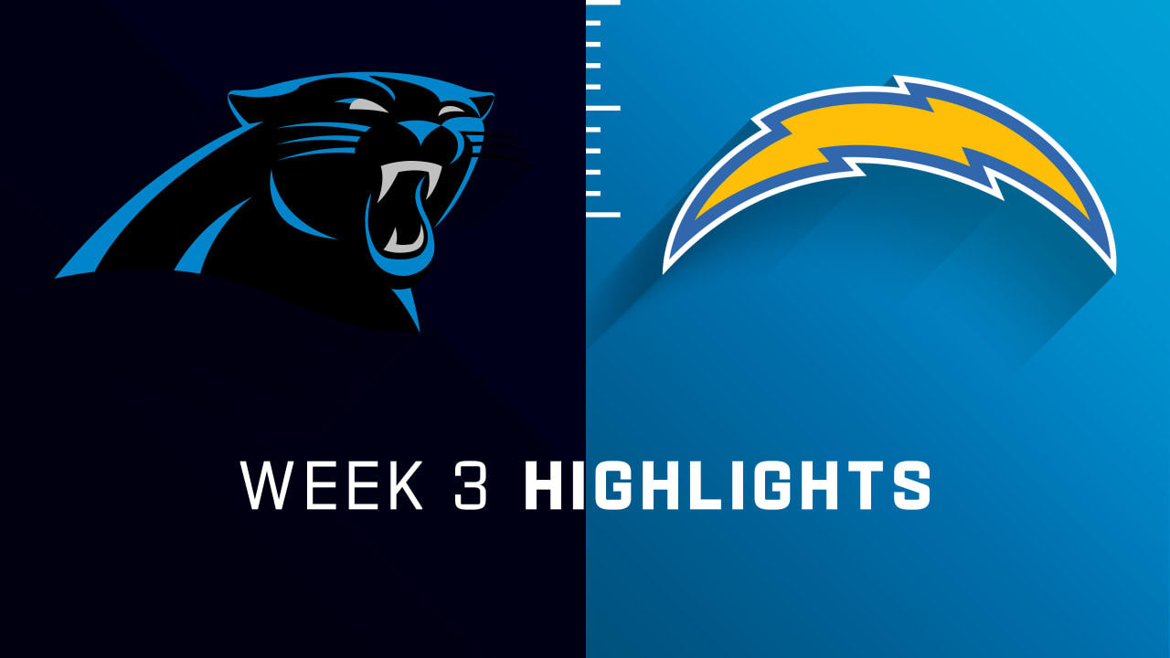 Carolina Panthers vs. Los Angeles Chargers highlights Week 3