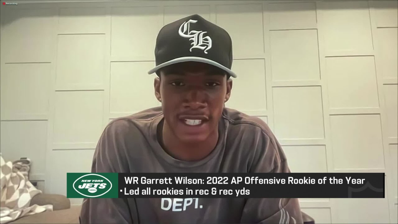 EXCLUSIVE: Jets WR Garrett Wilson on Joe Namath, Zach Wilson, & being a  leader 