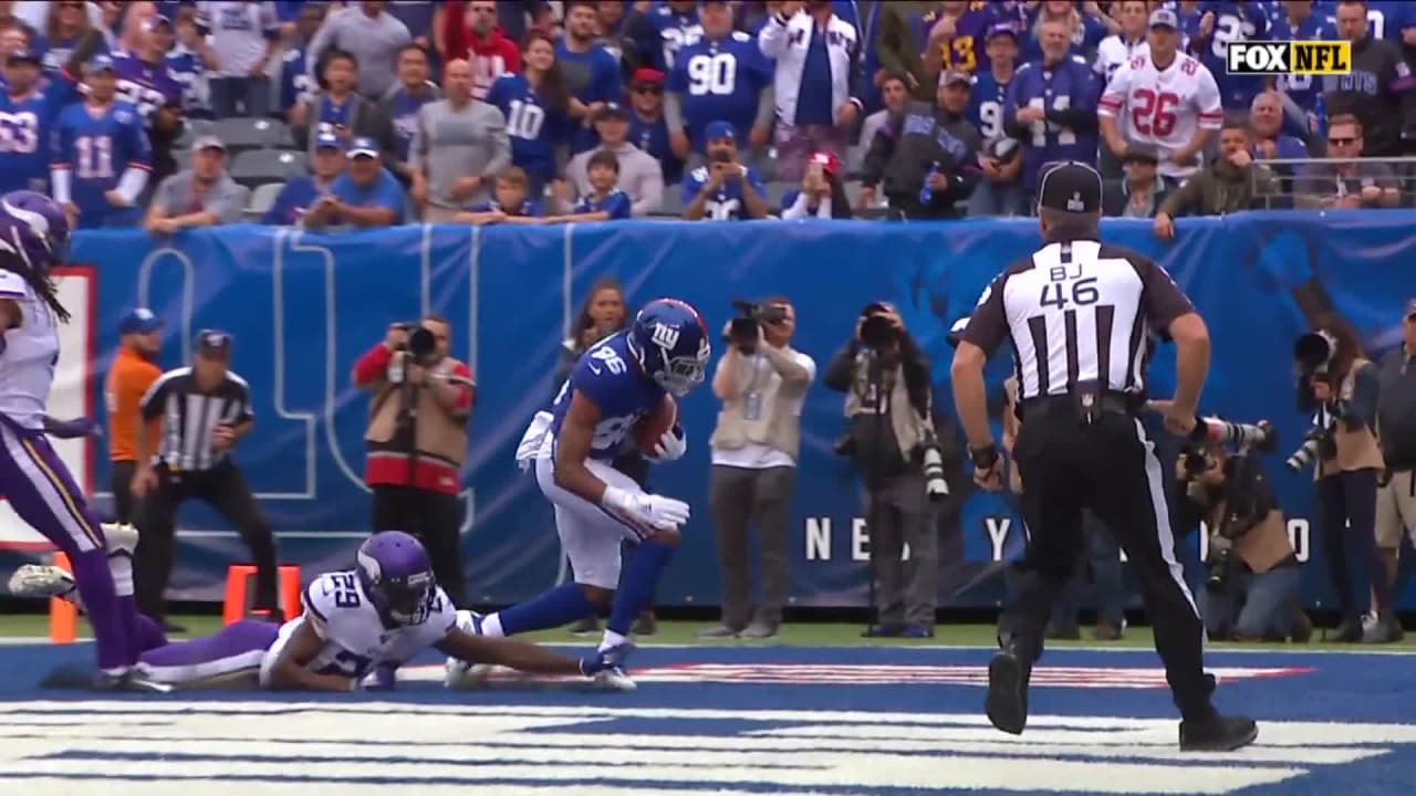 WATCH: NY Giants' Daniel Jones' dime of a TD pass to Darius Slayton