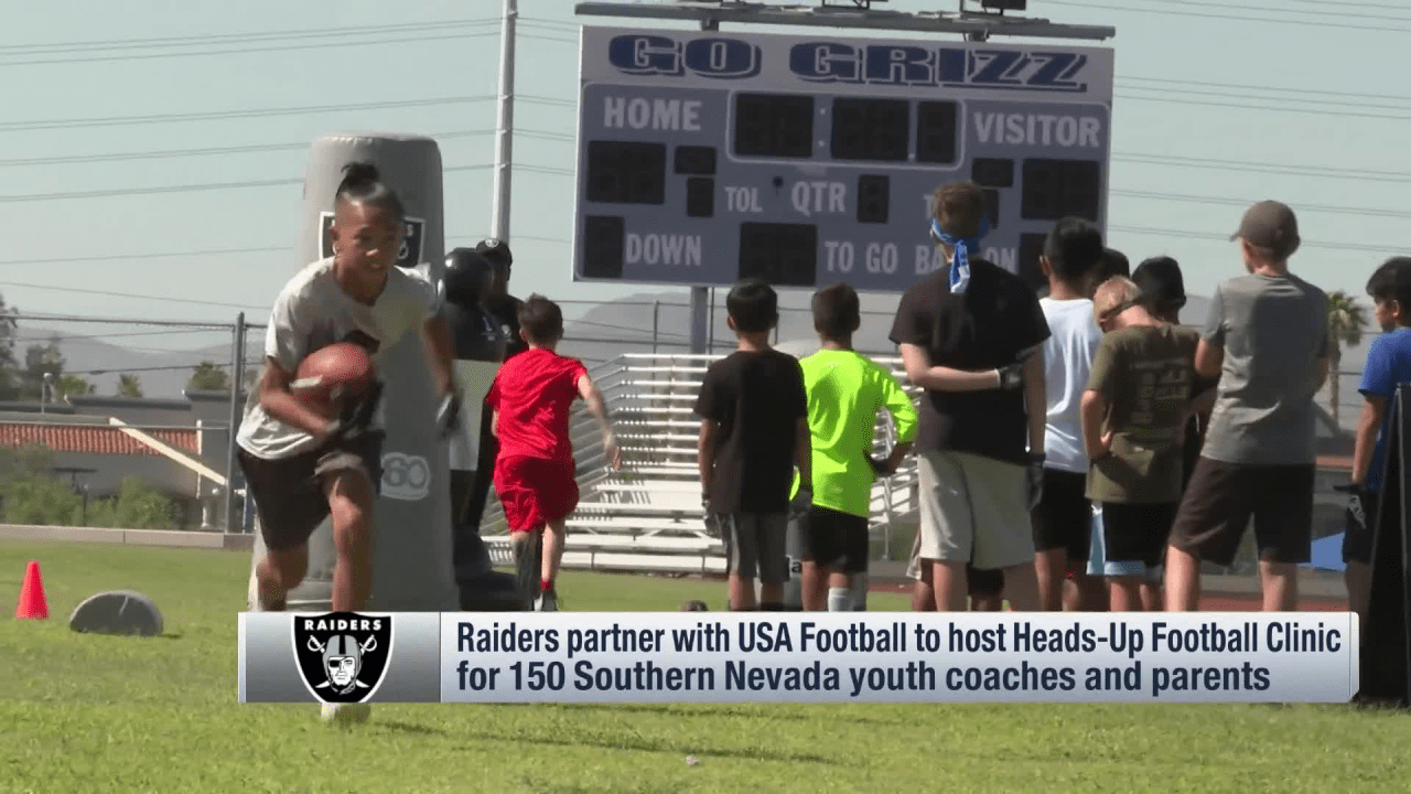 Oakland Raiders partner with USA Football to host heads-up