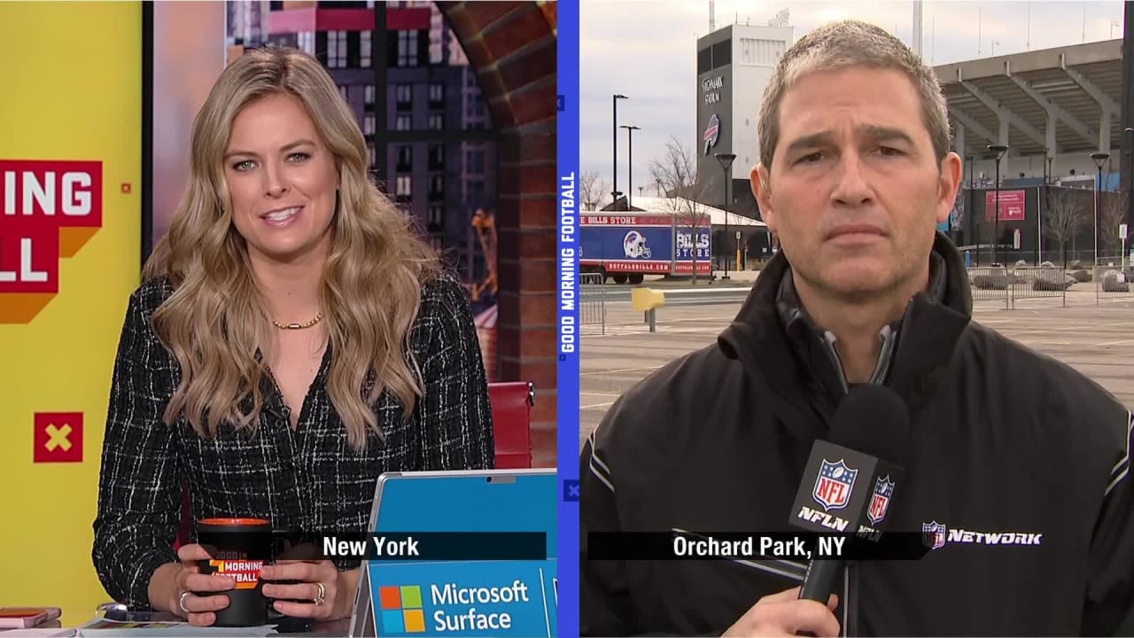 NFL Network's Mike Giardi: Buffalo Bills safety Damar Hamlin's father spoke  to Bills on video call as practice resumes