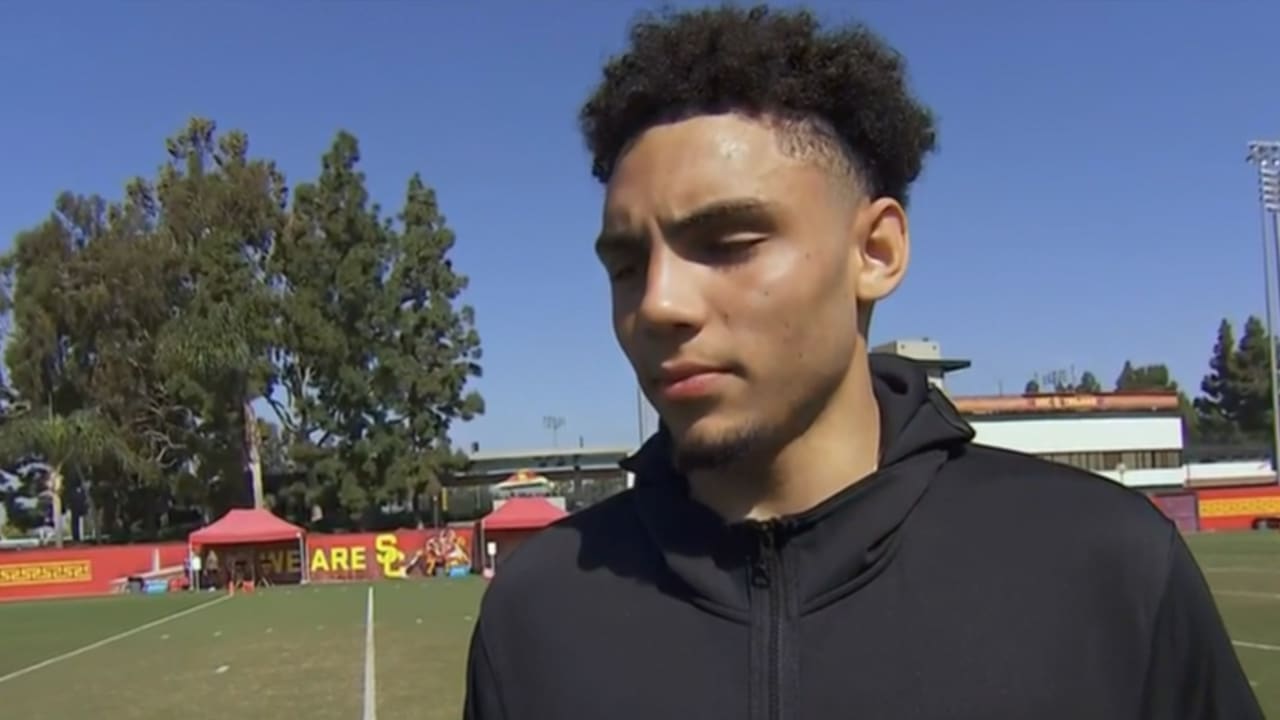 USC Trojans wide receiver Drake London evaluates his pro day performance  ahead of the 2022 NFL Draft