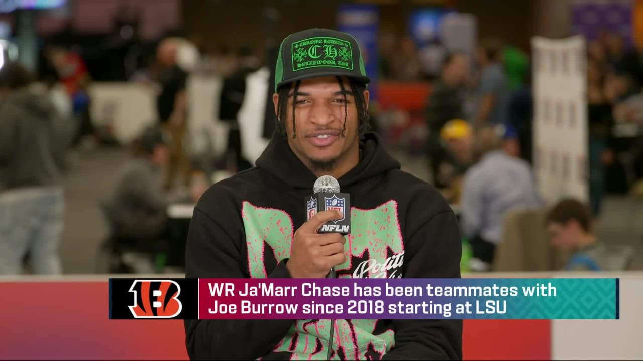 Cincinnati Bengals wide receiver Ja'Marr Chase Quarterback Joe Burrow