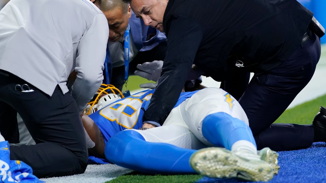 Chargers TE Donald Parham expected to be released from hospital Friday  after terrifying head injury