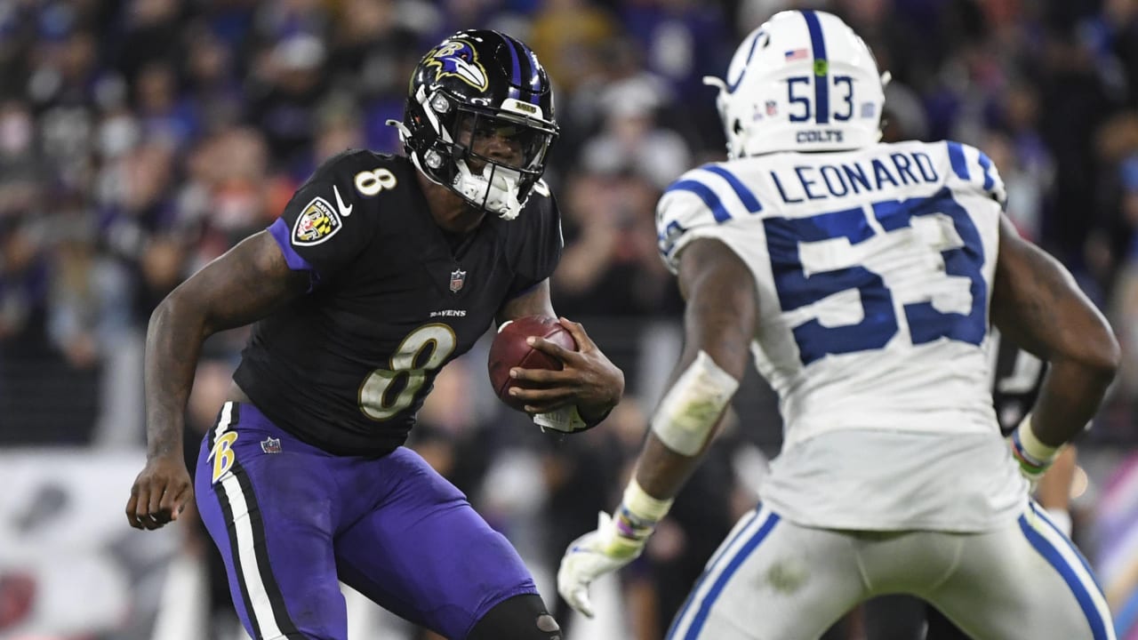 WATCH: Ravens QB Lamar Jackson escapes Bills LB Von Miller for