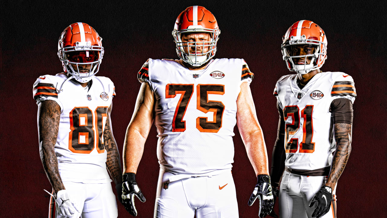 Cleveland Browns unveil 75th anniversary uniform