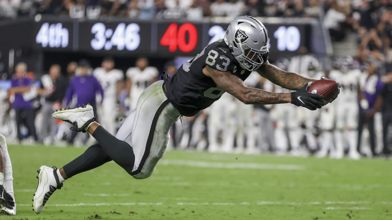 Las Vegas Raiders tight end Darren Waller puts two Baltimore Ravens in spin  cycle for clutch TD
