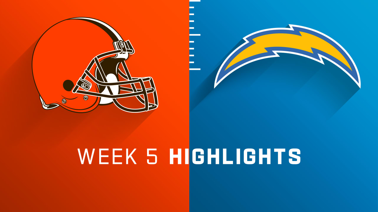 Cleveland Browns vs. Los Angeles Chargers highlights