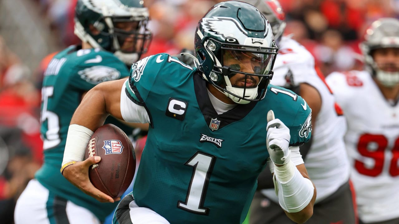 Report: Eagles QB Jalen Hurts had early offseason surgery to remove  'hardware' from his ankle