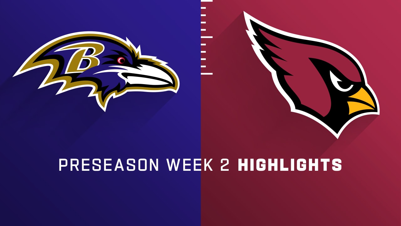 Highlights and Touchdowns: Ravens 24-17 Cardinals in NFL Preseason