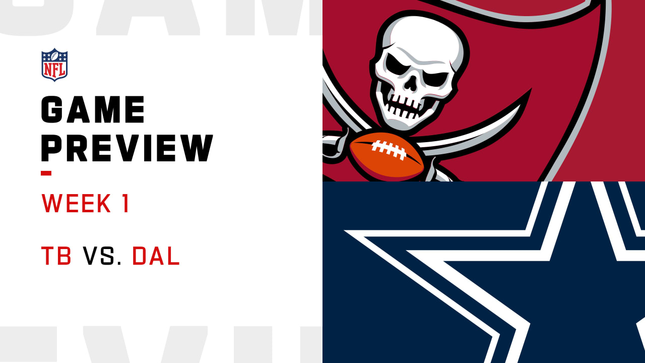 Tampa Bay Buccaneers vs. Dallas Cowboys NFL Week 1 schedule, TV info.