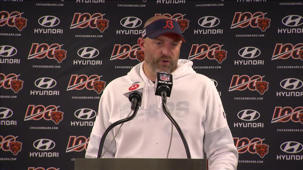 Matt Nagy explains the game-winning FG attempt vs. Chargers