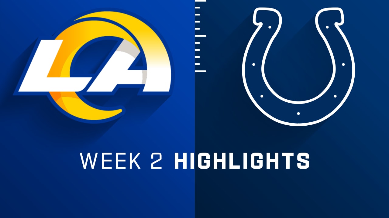 Los Angeles Rams vs Indianapolis Colts, Week 2 Game Thread: Second Half -  Turf Show Times