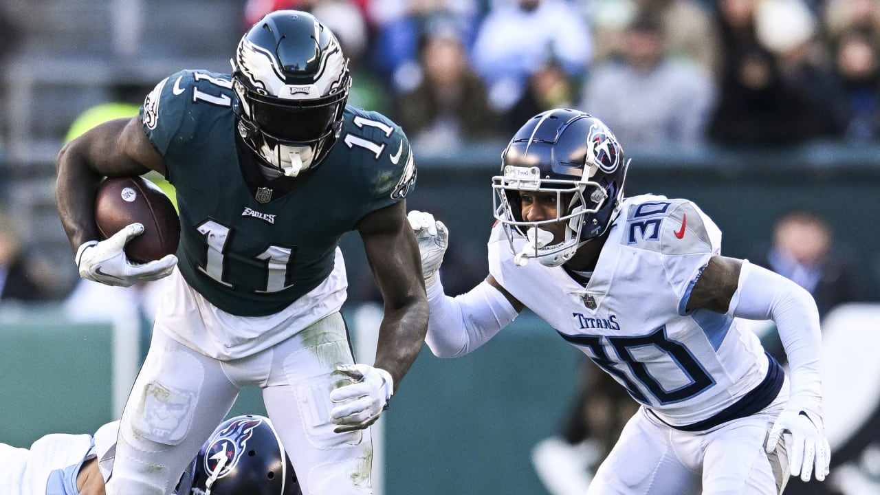 Philadelphia Eagles' A.J. Brown ready to face former team the Tennessee  Titans.