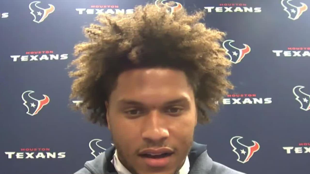 Houston Texans safety Jalen Pitre on learning from quarterback DeMeco  Ryans, what he's seen from QB C.J. Stroud