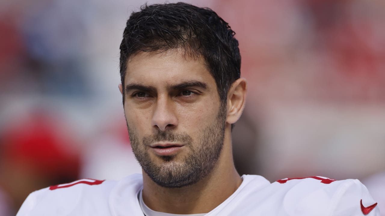 Jimmy Garoppolo didn't want to 'ruffle the feathers' by requesting release,  happy to stay with 49ers