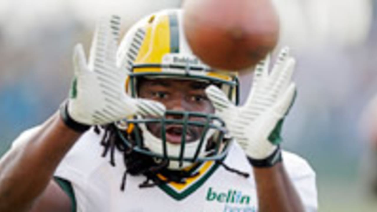 Green Bay Packers' Eddie Lacy satisfied with his conditioning