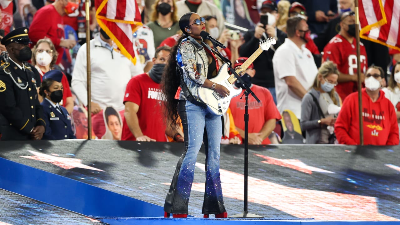 Mickey Guyton Delivers Bravura National Anthem to Kick Off Super Bowl