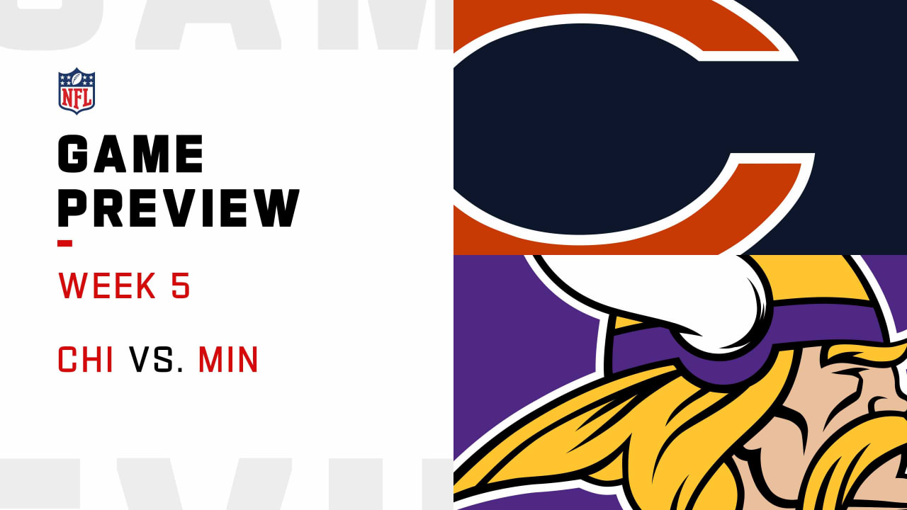 Chicago Bears vs. Minnesota Vikings Week 5 Game Preview 