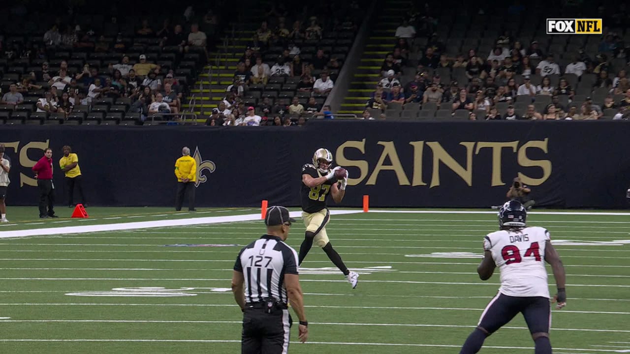 New Orleans Saints rookie quarterback Jake Haener dots Saints