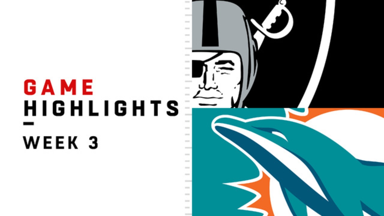 Full Game Highlights: Dolphins Beat Raiders, 26-25