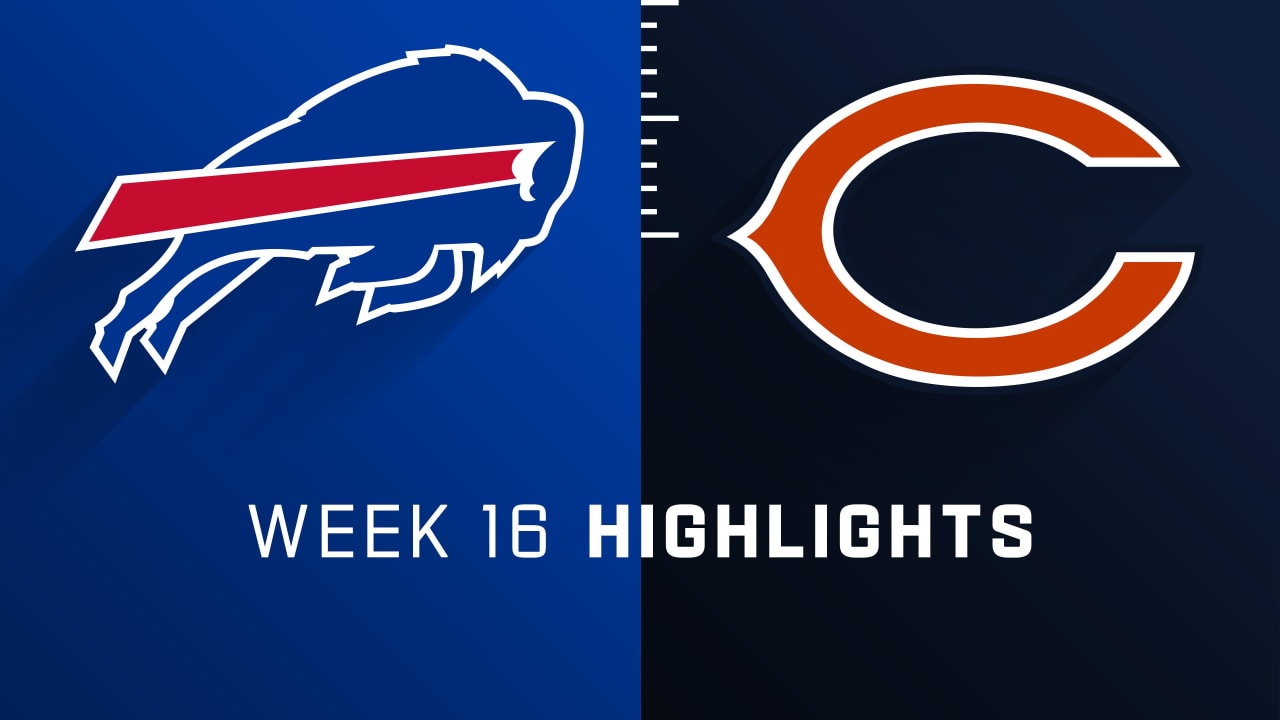 Buffalo Bills vs. Chicago Bears highlights Week 16