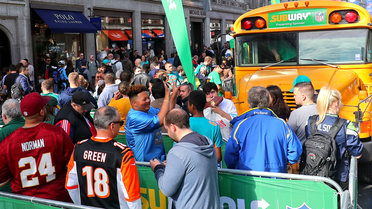 NFL Kickoff on Piccadilly