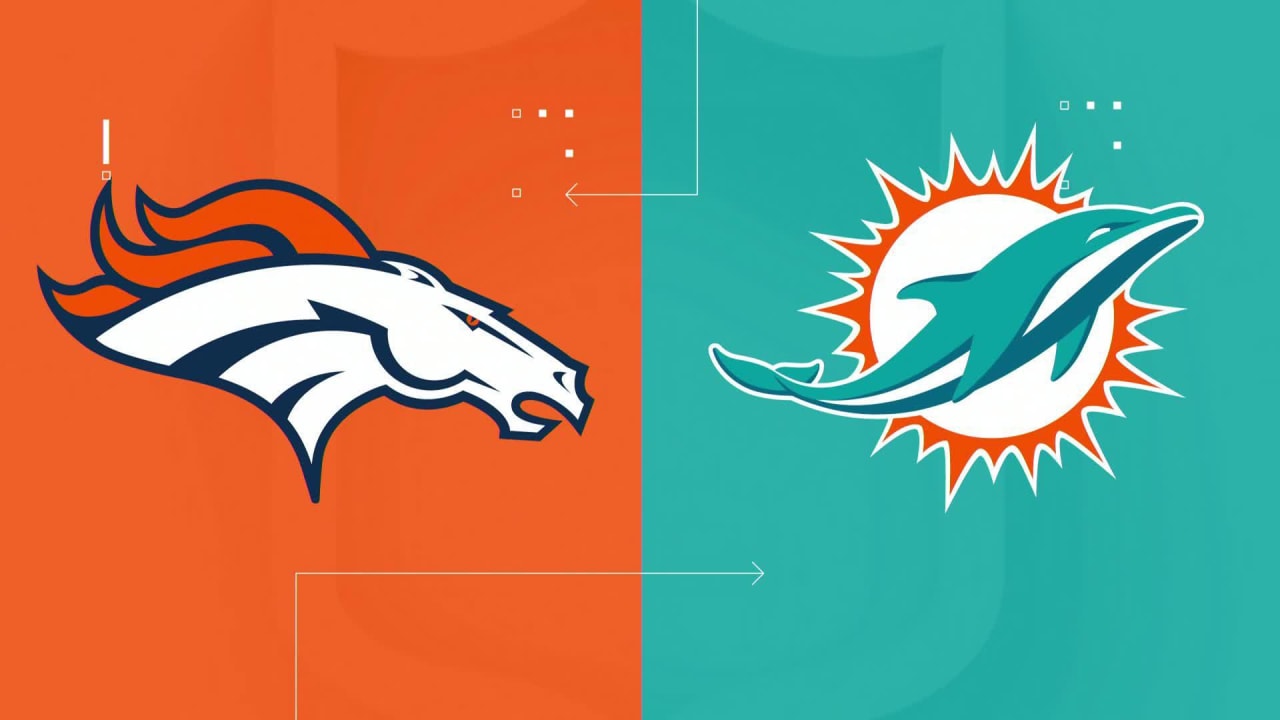 Miami Dolphins vs. Denver Broncos 2023 Matchup Tickets & Locations