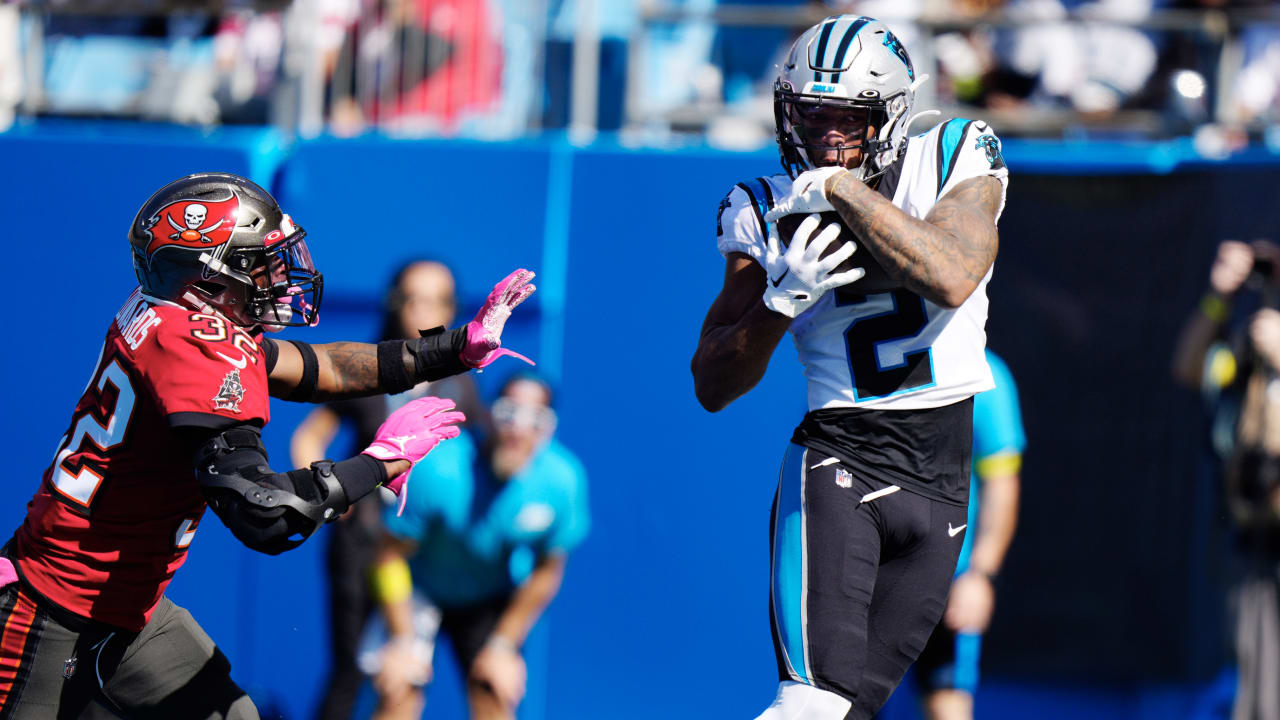 Every Carolina Panthers wide receiver D.J. Moore catch in 103-yard game