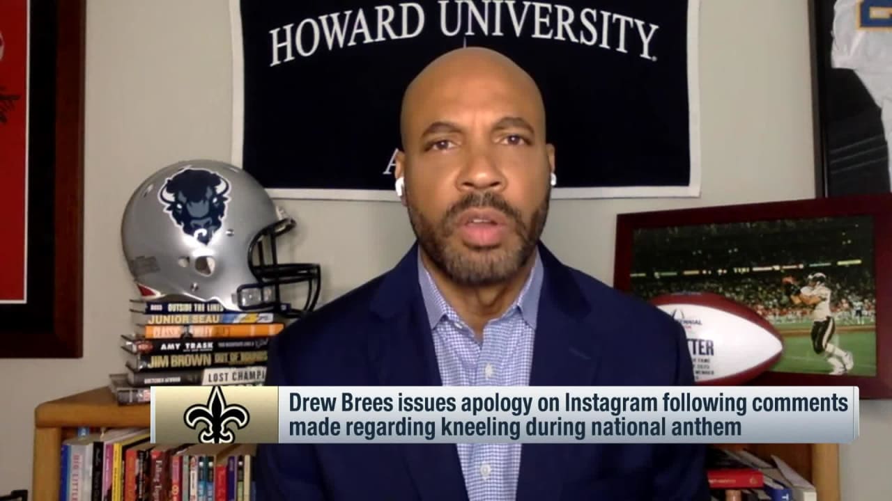 Drew Brees apologizes for comments about players potentially kneeling again  during national anthem