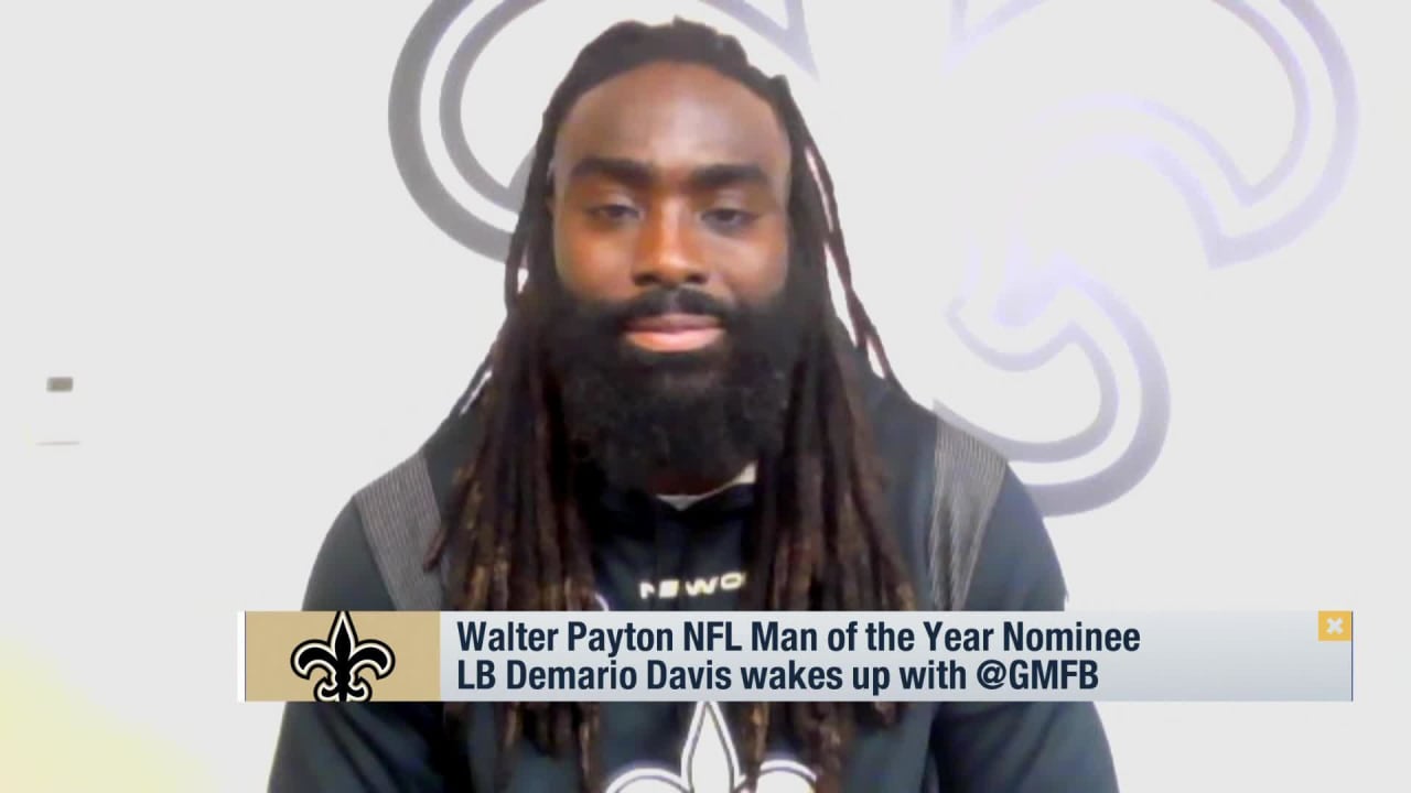 Saints nominate Demario Davis for Walter Payton Man of the Year Award