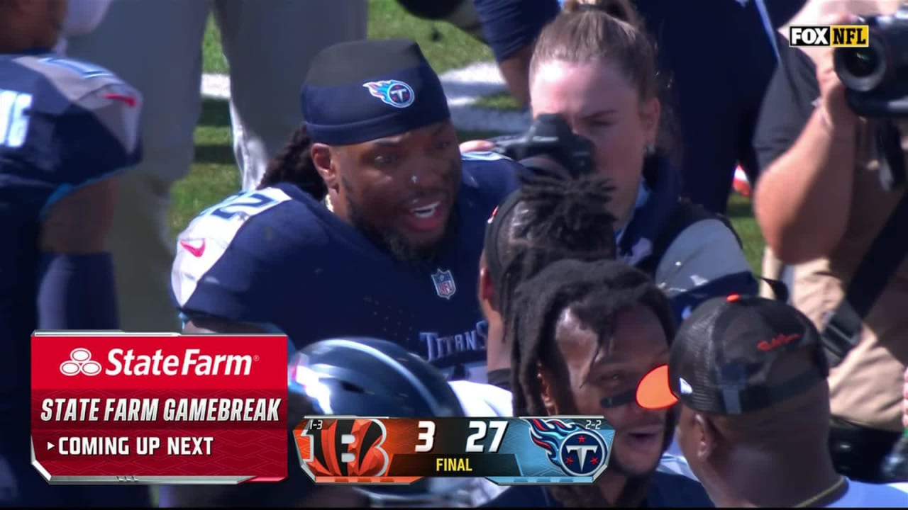 Tennessee Titans score today vs Cincinnati Bengals: NFL Week 4 updates