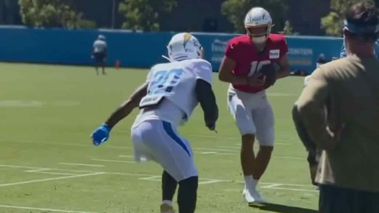 First look at running back Sony Michel at Los Angeles Chargers practice