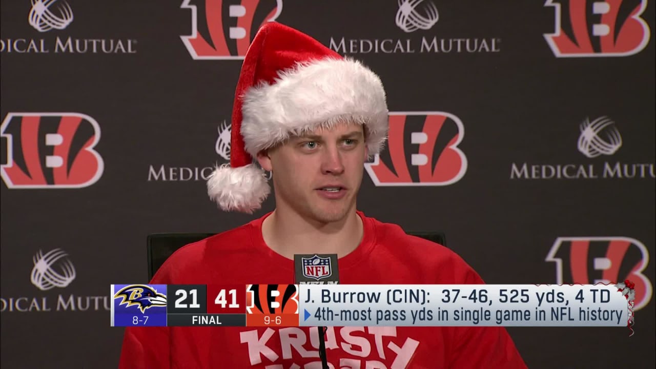 Joe Burrow says he wasn't offended by gold jacket comment, but Bengals QB  hints they were on his mind in stunning performance