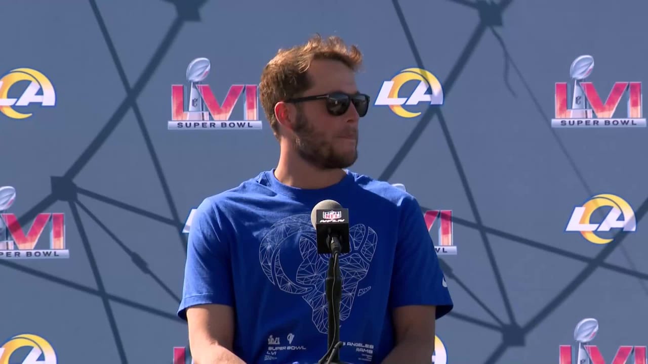 Los Angeles Rams quarterback Matthew Stafford's full Friday press